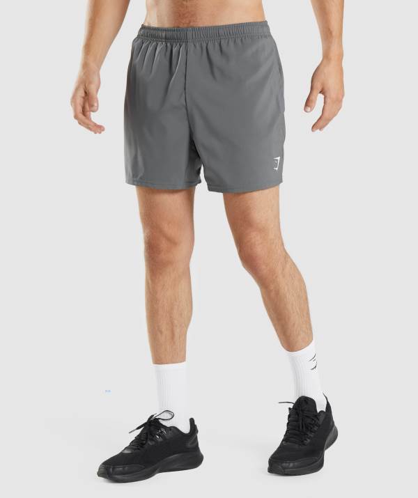 Panske Šortky Gymshark Arrival 5" Tmavo Siva | JA4680721